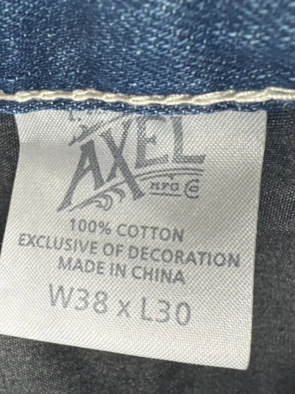 TK Axel Jeans Mens 38x30 Wolcott Vintage Boot Cut Denim Relaxed Distressed NEW - Picture 5 of 10